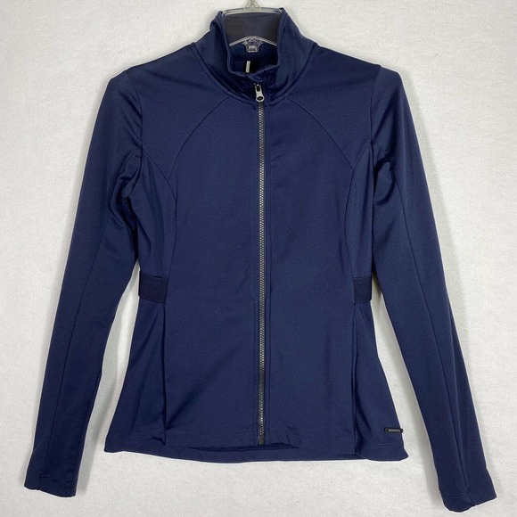 Mondetta Jackets & Coats Mondetta Zip Front Jacket S Navy Vented